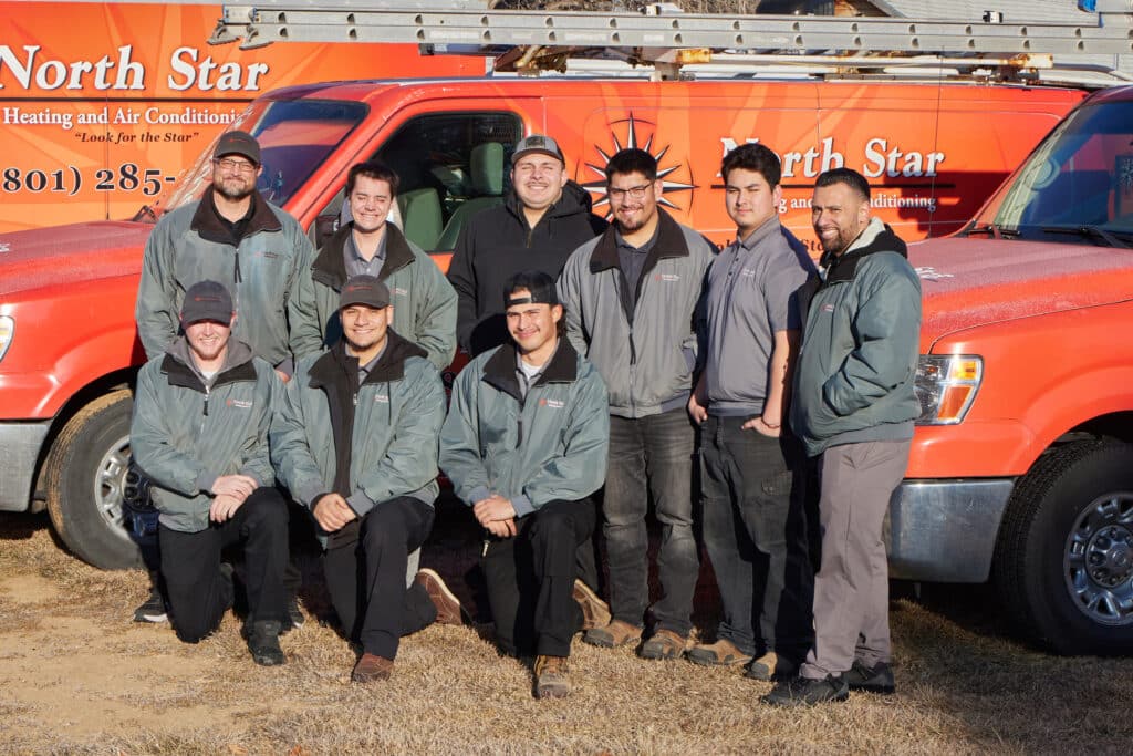 North Star Heating & Air Conditioning's team of hvac technicians in Utah.